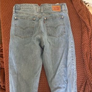 Levi's High Waisted Mom jean - Blue Denim